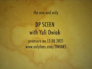 Preview 3 of The one and only DP scene with Yuli Owiak - first time double penetration