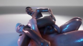 Gay Interracial Sex 3D