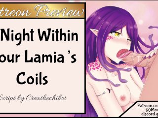 Extended_Patreon Preview: A Night Within Your_Lamia's Coils Part_1