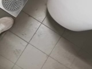 Must pee on public toilet