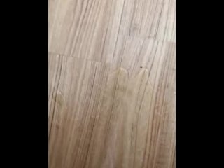 Pissed all over the floor desperately trying to get to the toilet