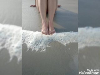 praia, feet, podolatria, public