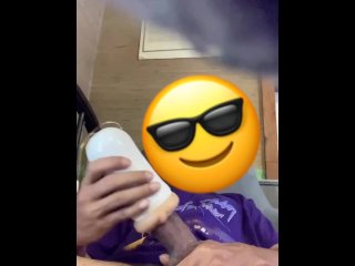 Beating up my pocket pussy