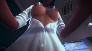 [NAGATORO] Taker POV Futa Nagatoro shoves her dick up your pussy (3D PORN 60 FPS)