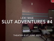 Preview 3 of Lexi Mae Takes Stranger Cock At Adult Theater here in Las Vegas!