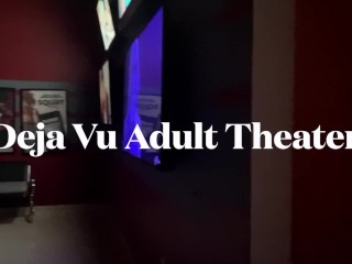 Lexi Mae Neemt Vreemde Lul in Volwassen Theater Hier in Las Vegas!