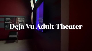 Lexi Mae prend une bite d’étranger au théâtre pour adultes ici à Las Vegas!