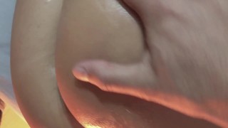 Babe Fucks Hard and Cums from Fingers in Her Ass