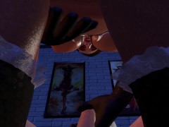 A Maid serves her Master with a hand job