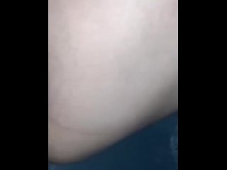 vertical video, wet pussy close up, big tits