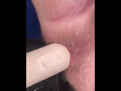 Hot cuck likes being a bad boy in public! Moaning on wife’s big cock! 