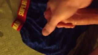 Shooting My Load on Superman Boxers