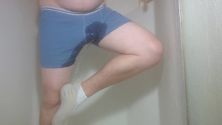 Pissing myself in the shower