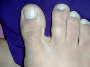 Preview 1 of close up video of my toes / foot fetish / fetish