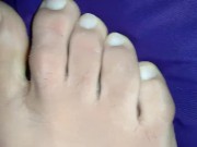 Preview 2 of close up video of my toes / foot fetish / fetish