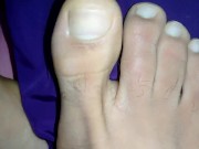 Preview 4 of close up video of my toes / foot fetish / fetish