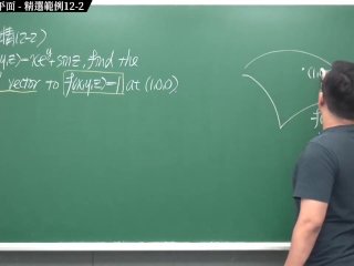 #高清 #教師 #真人 #流出｜張旭微積分2020版(下)｜多變數函數的微積分｜重點十二：等值面與切平面｜精選範例 12-2｜數學老師張旭