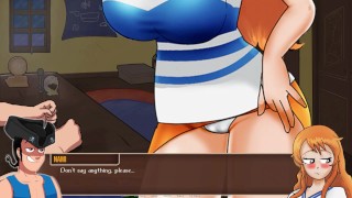 Loveskysanx Edits One Piece Pirate Trainer Part 5 Horny Nami's Panties