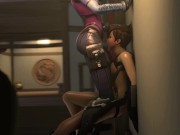 Preview 6 of NYL-Tracer, Widow, Mercy 3D Futa Animation