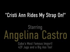 Video Big Booty GFs Cristi Ann And Angelina Castro Strap-On Fuck!