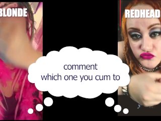 jerk off clips, joi redhead, joi clips, joi game