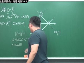 #黑人 #有料 #高清 #火辣｜張旭微積分2020版(下)｜多變數函數的微積分｜重點十六：二重積分的極座標轉換｜精選範例 16-3｜數學老師張旭