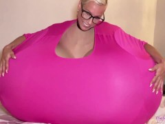 Biggest breast expansion while eating chips! PREVIEW