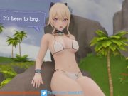Preview 3 of Jean Hot and wet vacation | Genshin Impact | NSFW SFW