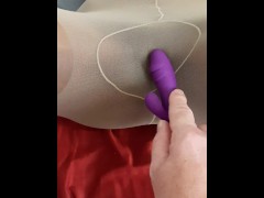 Video Im horny and i need a Vibrator for my small wet pussy