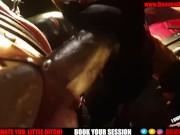 Preview 6 of Man Fucked in a Dungeon By Two Domme Pegging