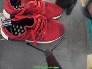 Preview 4 of Teens big cumshot on his Adidas NMD