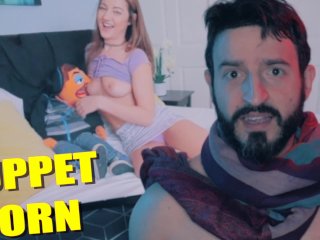 comedy, the cummedian, blowjob, puppet porn