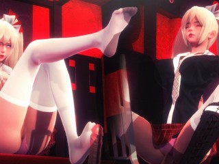 [DANGANRONPA] Junko Enoshima Wil Je Plagen (3D PORN 60 FPS)