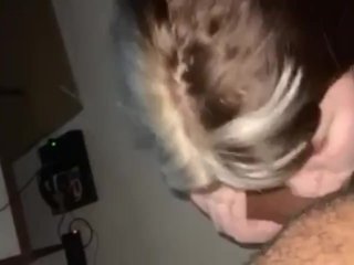 POV SloppyBlowjob from a Thick White Girl