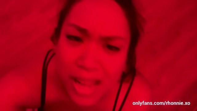 Caught Room Mate doing Red Light Challenge and she let me Fuck - Thick Filipina Bubble Butt