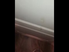 Shooting cum on my friend’s bathroom during quarantine. Didn’t suspect a thing