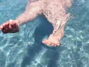 Preview 3 of Foot Goddess Goes Swimming - Enjoy Her Delicious, Wet, Wrinkled Soles