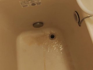 urine, bathroom, 風呂場, fetish