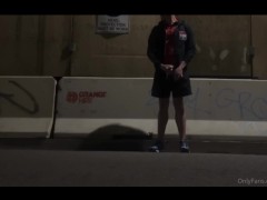 Eshay Almost Caught Risky Public Wank