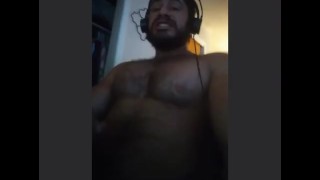 Hot Italian Guy Jerking Off Big Dick On Computer While Talking Dirty And Moaning
