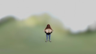 Emily pousse gros seins (réalité virtuelle 360 VR)