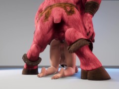 Demon Minotaur x BBW