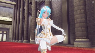 3D HENTAI POV Эльфийка поступает на службу к королю