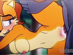 Sally being fucked in wall