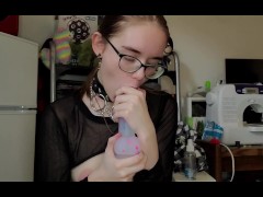 Goth  Spits and Strokes Your Cock(JOI) - IzzyHellbourne 