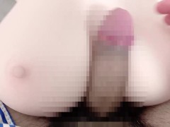 【パイズリオナニー射精】でっかいおっぱいでパイズリ、髪につくほどの大量射精 - Screenshot 3 of 16 - Boobs
