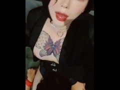 Video Tranny biggirl BunnycatRay with a submissive bitch(More on onlyfans)