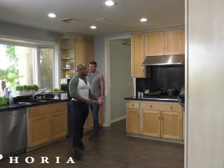 BiPhoria - Hot Bisexual Couple Seduce Their New Roommate screenshot number 0