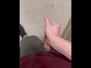 I Rub My Large Teen Cock at ThePublic Mailbox to Shoot Cum