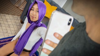 Vanessa Vox A Beautiful Woman In A Hijab Is Surrounded By Horny Pervs